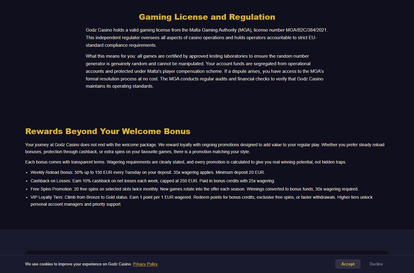 Godz Casino